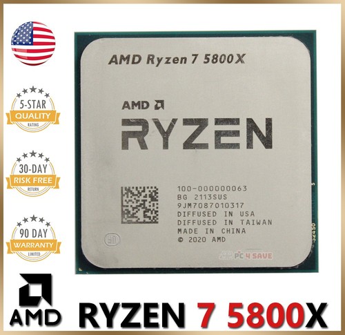 Amd ryzen 5800x cpu - amd, 7
